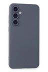Newface Samsung Galaxy S24 Kılıf Nano içi Kadife Silikon - Gri