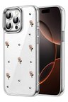 Newface Apple iPhone 15 Pro Max Fiyonk Desenli Kapak - Desen 6