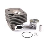 Kmtmak Husqvarna 268 Motorlu Testere Silindir Piston Set-Nikasil Kaplama 50mm(ALP PİSTONLU )Kesim Motoru Gömlek Piston