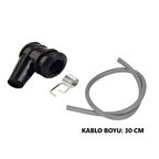 Kmtmak Motorlu Testere Motorlu Tırpan Buji Kepi Teli Kablosu Set 30 Cm