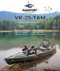 KANOPORT TAM TEK KİŞİLİK BALIKÇI KANOSU