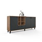 Opus Konsol - Kapaklı - Atlantik Çam - Antrasit