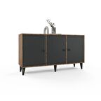 Luna Konsol - 3 Kapaklı - Atlantik Çam - Antrasit 