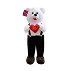 KENPAZAR Kalpli Tulumlu Ayı 50 cm Kahverengi Pelüş Ayı Sevgiliye Hediye