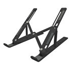 KENPAZAR 7 Kademeli Ayarlı Katlanabilir Laptop Tablet Standı Siyah