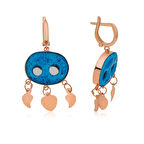 KENPAZAR 925 Ayar Gümüş Süryani Gözü Küpe