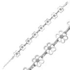 KENPAZAR 925 Ayar Gümüş Çiçek Bileklik