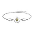 KENPAZAR 925 Ayar Gümüş Papatya Bileklik