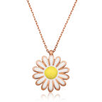 KENPAZAR 925 Ayar Gümüş Papatya Kadın Gümüş Kolye