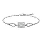 KENPAZAR 925 Ayar Gümüş Baget Taşlı Bileklik