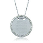 KENPAZAR Gümüş Ayete-l Kürsi Plaka Kolye