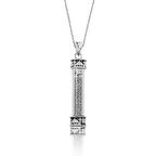 KENPAZAR 925 Ayar Gümüş Minare Cevşen Dualı Gümüş Kolye