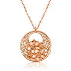 KENPAZAR 925 Ayar Gümüş Yaşam Çiçeği Gümüş Kolye