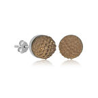 KENPAZAR Gümüş Kristal Çivili Kadın Küpe