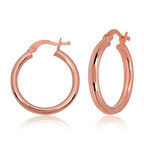 KENPAZAR Gümüş Rose Halka Kadın Küpe