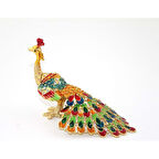 KENPAZAR Taşlı Tavuskuşu Biblo