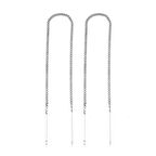 KENPAZAR 925 Ayar Gümüş Zincirli Küpe