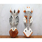 KENPAZAR Ahşap Duvara Asmalı Maske