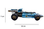 KENPAZAR Dekoratif Metal Yarış Arabası