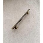 KOLDOOR Dal Mat Antik Sarı Tv Ünitesi Vestiyer Yatak Odası Mutfak Dolap Çekmece Kulpu 160 Mm 5 Adet