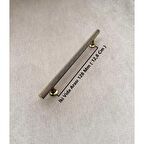 KOLDOOR Dal Mat Antik Sarı Tv Ünitesi Vestiyer Yatak Odası Mutfak Dolap Çekmece Kulpu 128 Mm 1 Adet