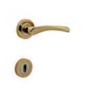 KOLDOOR Bravo Saten Albirifin Rozetli Oda Kapı Kolu 3 Takım