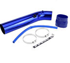 Açık Hava Filtre Borusu Metal 76mm Mavi