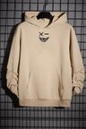 Cartoon Graphic Thermal Lined Drawstring Sweatshirt