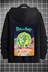 Uyguntarz Unisex Rick and Morty Baskılı Sweatshirt