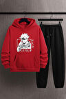Uyguntarz Unisex Jujutsu Kaisen Baskılı Eşofman Takımı