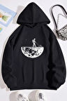 Uyguntarz Unisex Uzay Temalı Sweatshirt