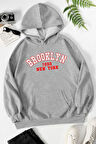 Uyguntarz Unisex Brooklyn Baskılı Sweatshirt