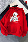 Uyguntarz Unisex Jujutsu Kaisen Baskılı Sweatshirt