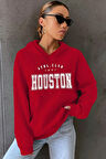 Uyguntarz Unisex Houston Baskılı Sweatshirt
