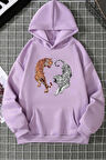 Uyguntarz Unisex Tiger Baskılı Sweatshirt