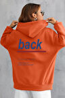 Unisex Back Sırt Baskılı Sweatshirt