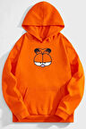 Unisex Garfield Baskılı Sweatshirt