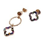 Gümüş Yonca Küpe