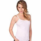 6 Adet Berrak 2016 - 2036 Kadın Ribana İp Askılı Renkli Atlet %100 Pamuk