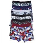 Tutku Erkek Elastan Empirme Spor Boxer 0119 - 6 Adet