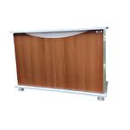 Kanki Pet 100 Cm MDF KP1004025VC Flex Venedik Ceviz Kapaklı Akvaryum Sehpası 100x40x69 cm