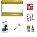 Kanki Pet 3518 Akvaryum Hazır Set Sarı 35 CM