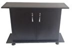 Kanki Pet 80 Cm MDF Lüks düz Akvaryum Siyah Sehpa 80x45x67 cm