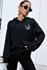 Uyguntarz Unisex Kelebek Sırt Baskılı Sweatshirt
