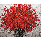 Canvas İlham Gelince Sayılarla Boyama Seti  Kasnaklı 40 x 50 cm