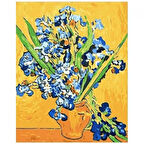 Canvas Van Gogh Süsen Sayılarla Boyama Seti  Kasnaklı 40 x 50 cm