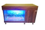 Kanki Pet Akvaryum Tv Ünitesi Ceviz 110 cm