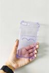 Iphone 7 Plus / 8 Plus Şeffaf Kartlıklı Boyun Askılı Ipli Kılıf