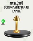 Kablosuz Led Masa Lambası 1800mah 3 Renk Aydınlatma Dokunmatik