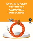 Çoklu Cihaz Dostu 120 w Hızlı Şarj Kablosu – Tek Kablo İle Her Cihaz Elinizin Altında